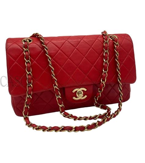 borsa chanel rossa lucida|Chanel borse italia.